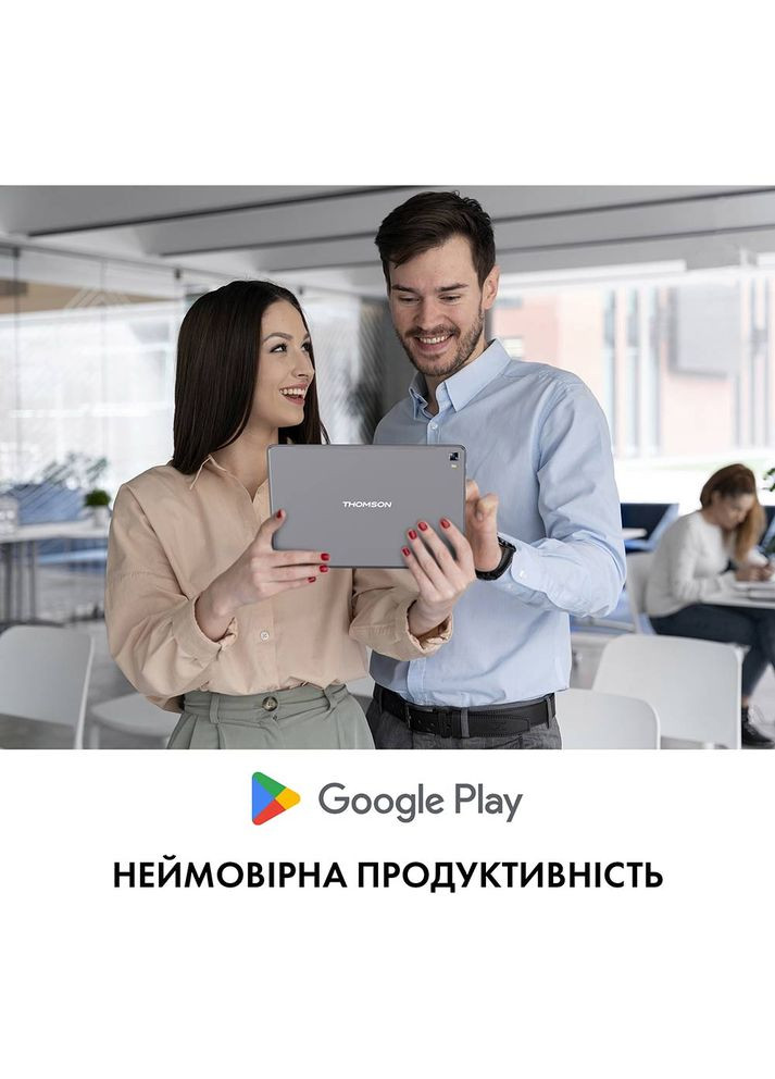 Планшет TEOX10 8/128 GB Metal/Silver (TEOX10-MT8SL128LTE) Thomson (311681181)
