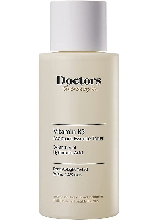 Увлажняющий тонер-эссенция с Д-пантенолом Vitamin B5 Moisture Essence Toner 280ml (1199468-133633) Doctors (368637557)