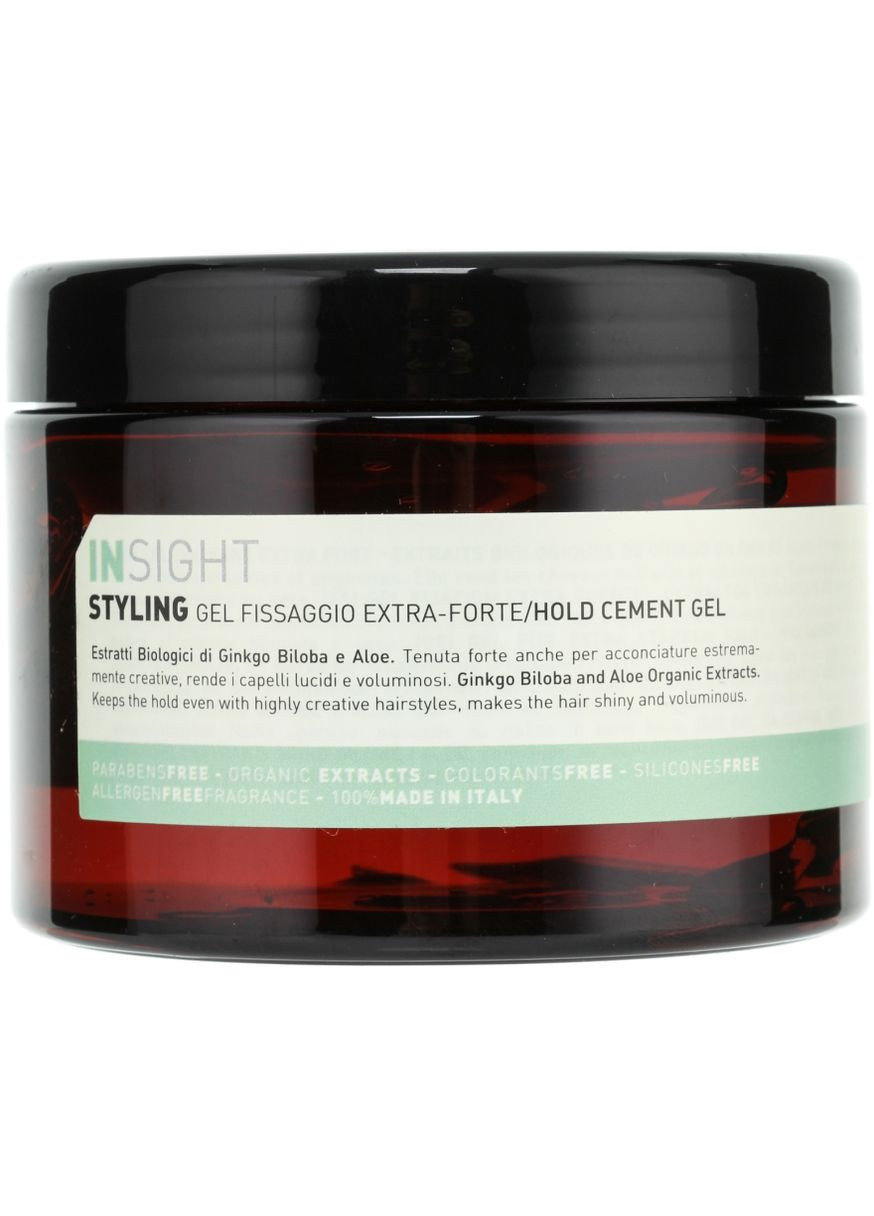 Гель экстра сильной фиксации для волос Styling Hold Cement Gel 250ml (139289-153714) Insight (368644030)