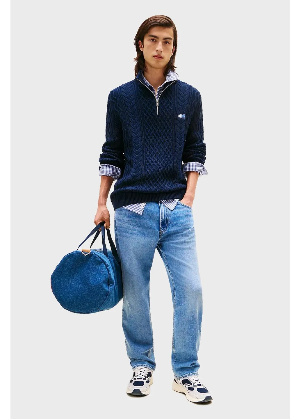 Індиго демісезонний джемпер джемпер Tommy Jeans