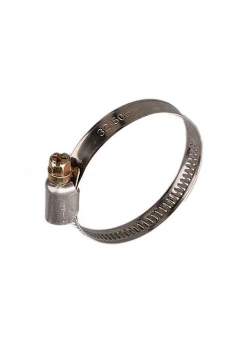 Хомут червячный нержавеющий W2 60-80мм (пач 50шт) APRO No Brand (363868811)