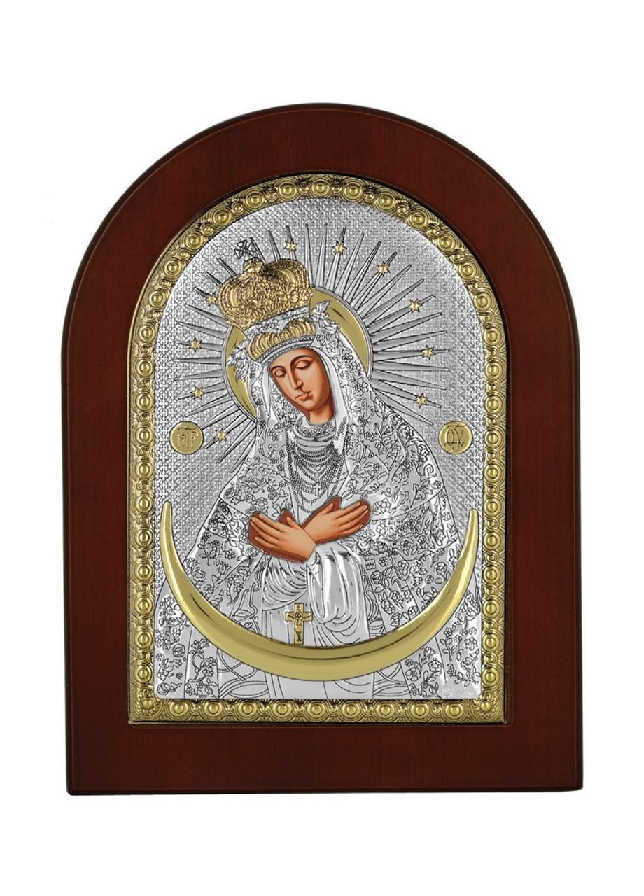 Остробрамська Ікона Божої Матері 20x25см аркової форми на дереві Prince Silvero (265215765)