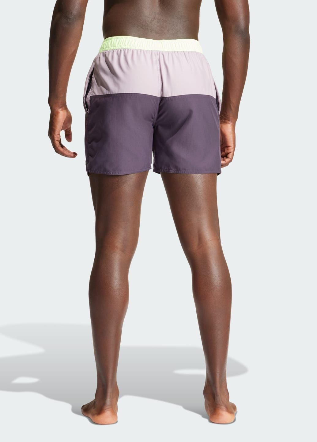 Мужские фиолетовые спортивные шорты для плавания colorblock clx adidas