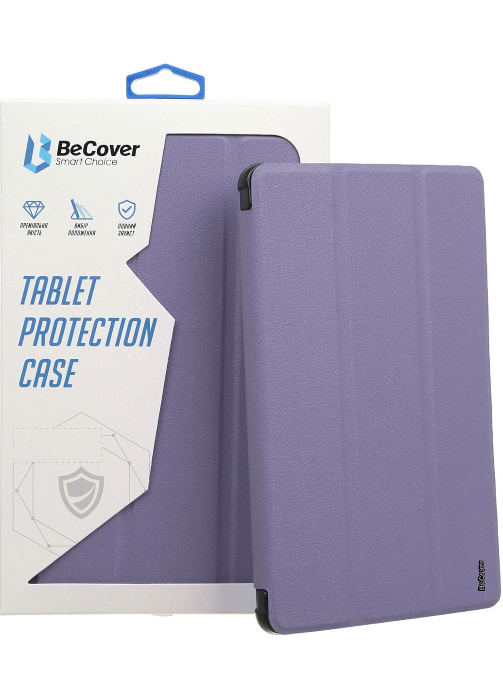Чехол-книга Soft Edge TPU с креплением Apple Pencil для Apple iPad Pro 11` M4 2024 Purple (711716) BeCover (370616848)