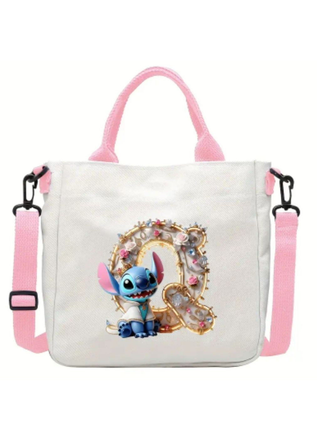 Сумка женская с буквой Q и Стычем No Brand (350349771)