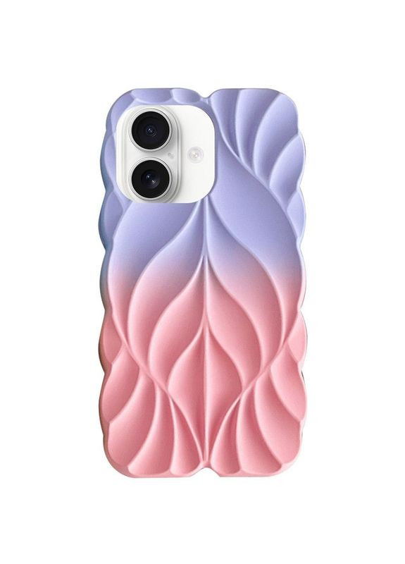 Чехол TPU Leaf для Apple iPhone 16 (6.1") Лиловый Epik (372972564)