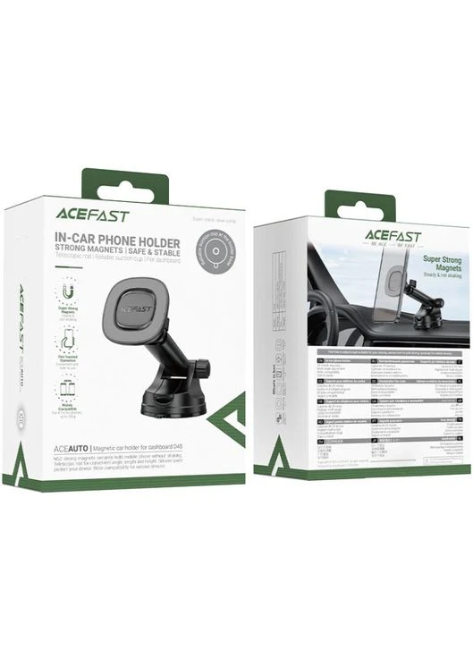 Автомобільне кріплення для смартфона D45 magnetic Acefast (396800230)
