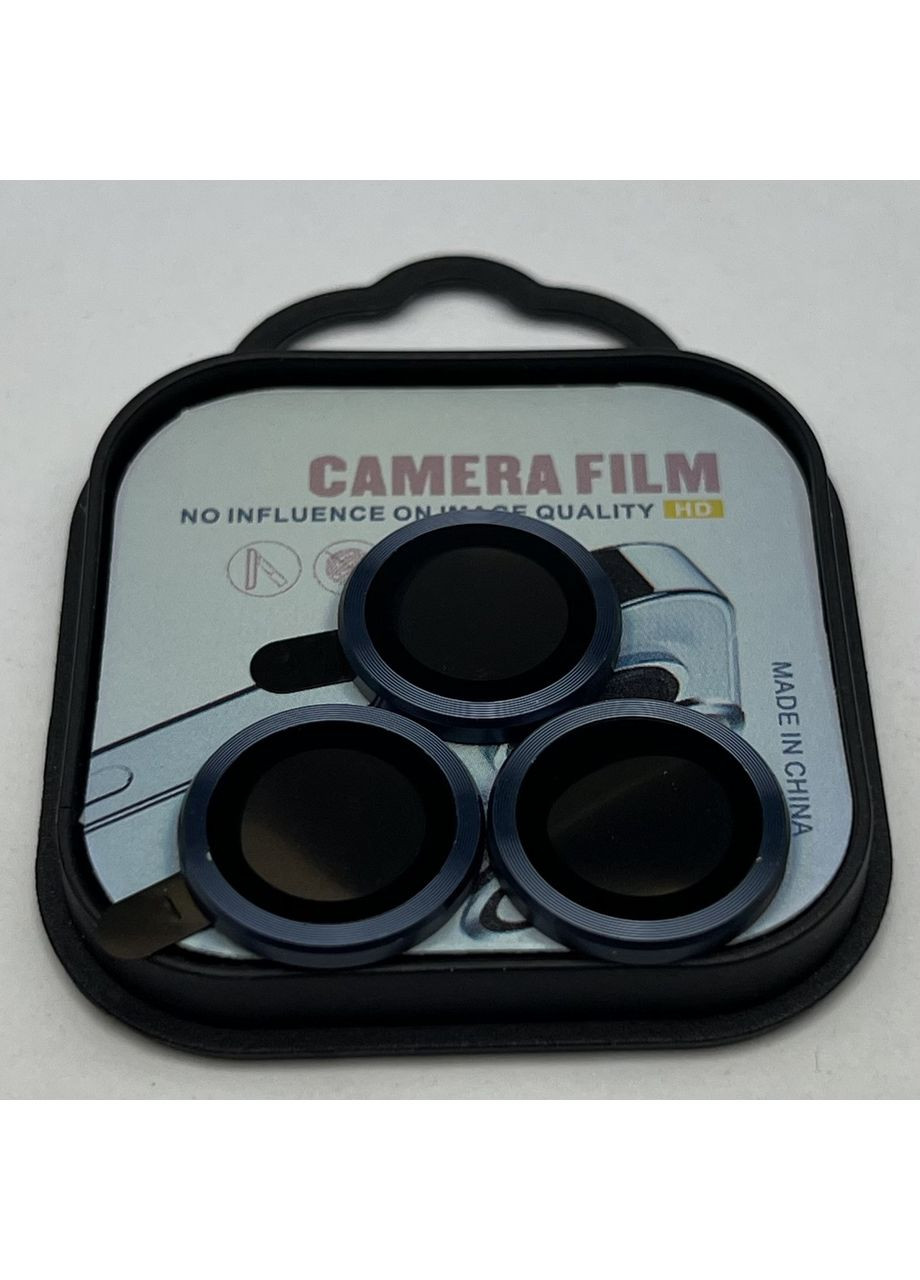 Лінзи на камеру 17 PRO MAX захисне скло айфон комплект 3 шт camera metal lens Blue / No Brand (368681750)