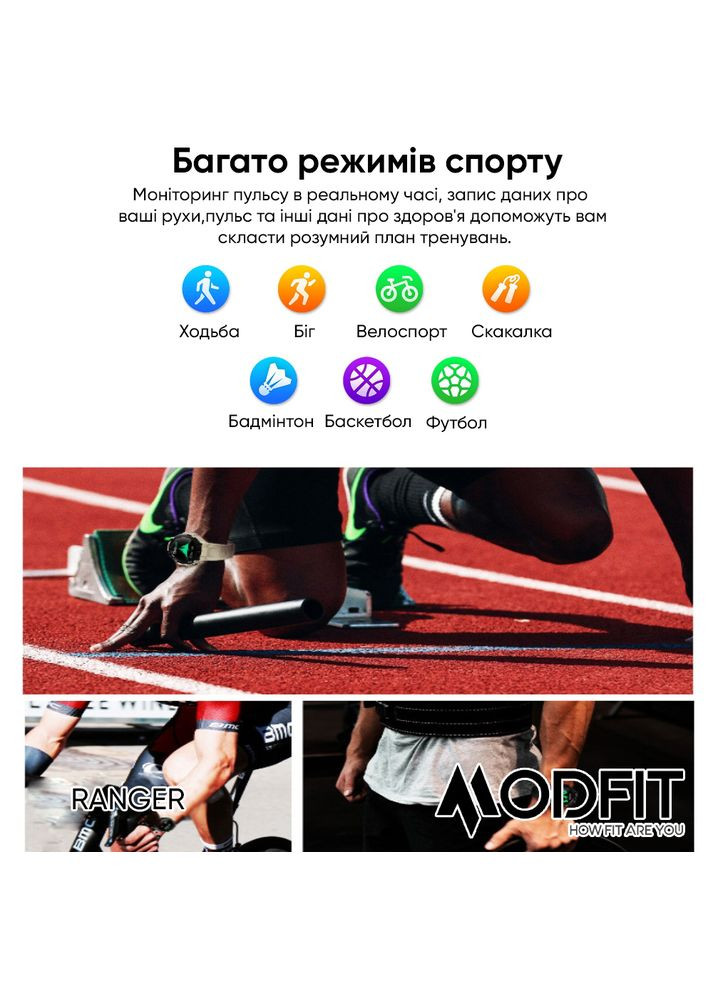 Ranger Grey 36 мм. Modfit (342101470)