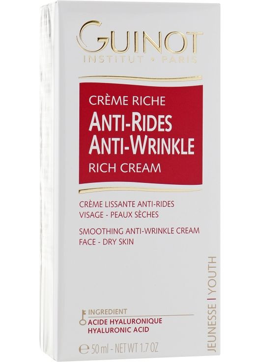 Крем от морщин Creme Riche Vital Antirides 888 50ml (585625-10067) Guinot (368649692)