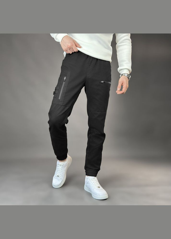 Штани-карго Papin Brodyaga Чорний Pobedov (301788901)