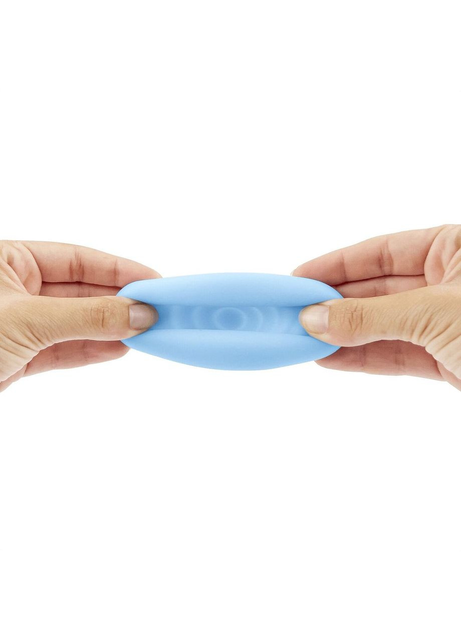 Мастурбатор-яйце Wooomy Wigggler Mini Masturbator, дуже ніжний, пробник лубриканту Amorean 1 мл No Brand (366971817)