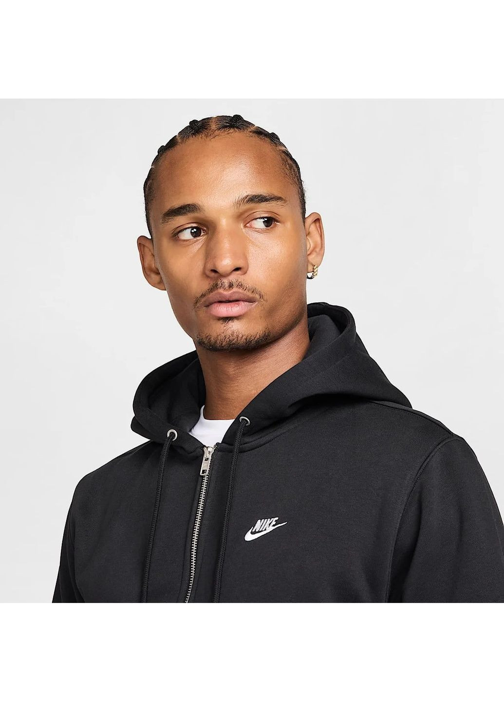 Толстовка чоловіча Club Bb Fz Black Nike (364662690)