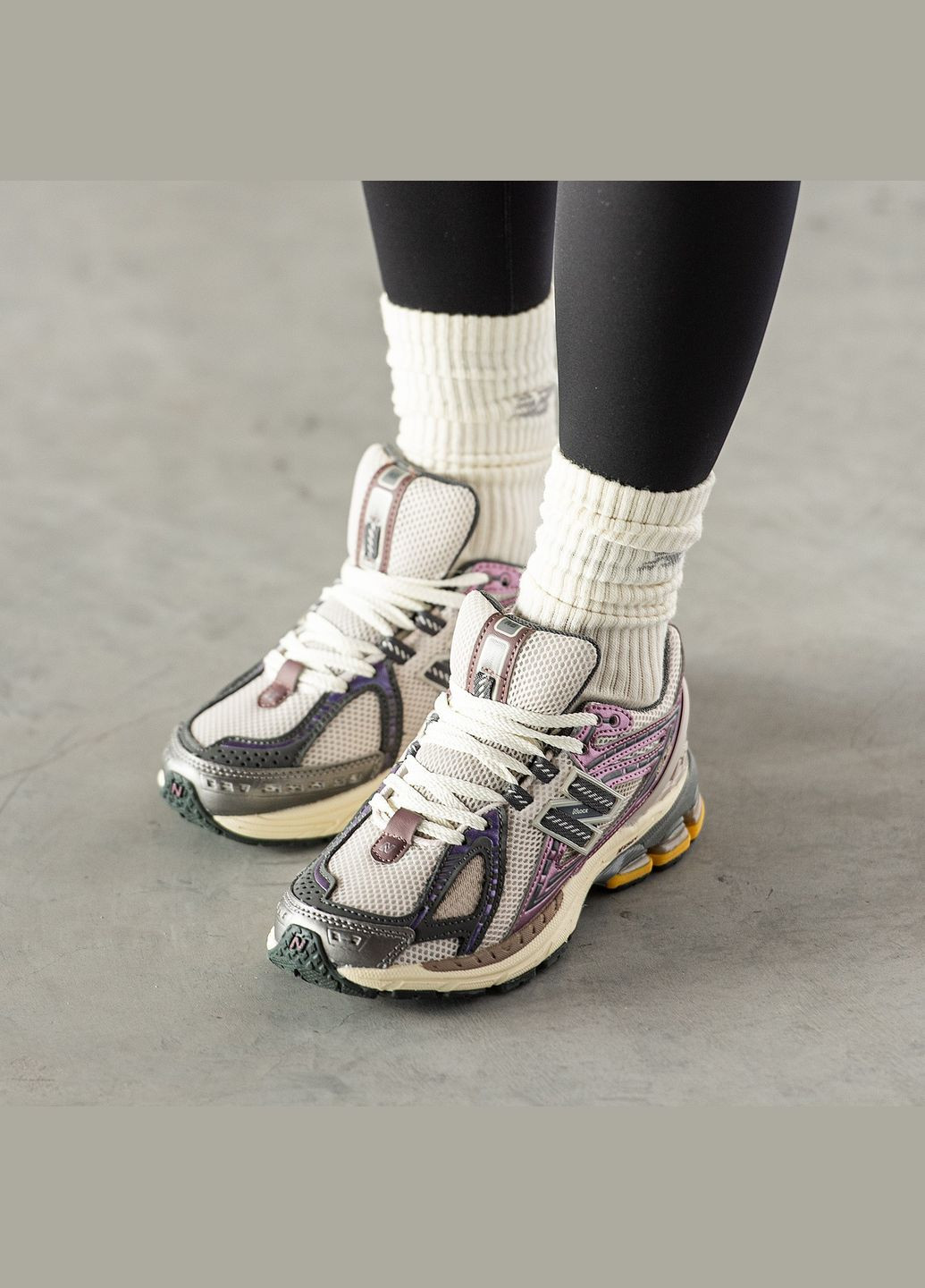 Кроссовки женские и мужские New Balance 1906R Grey Purple | Нью Баланс 1906 серые No Brand серые демисезоны (333811290)