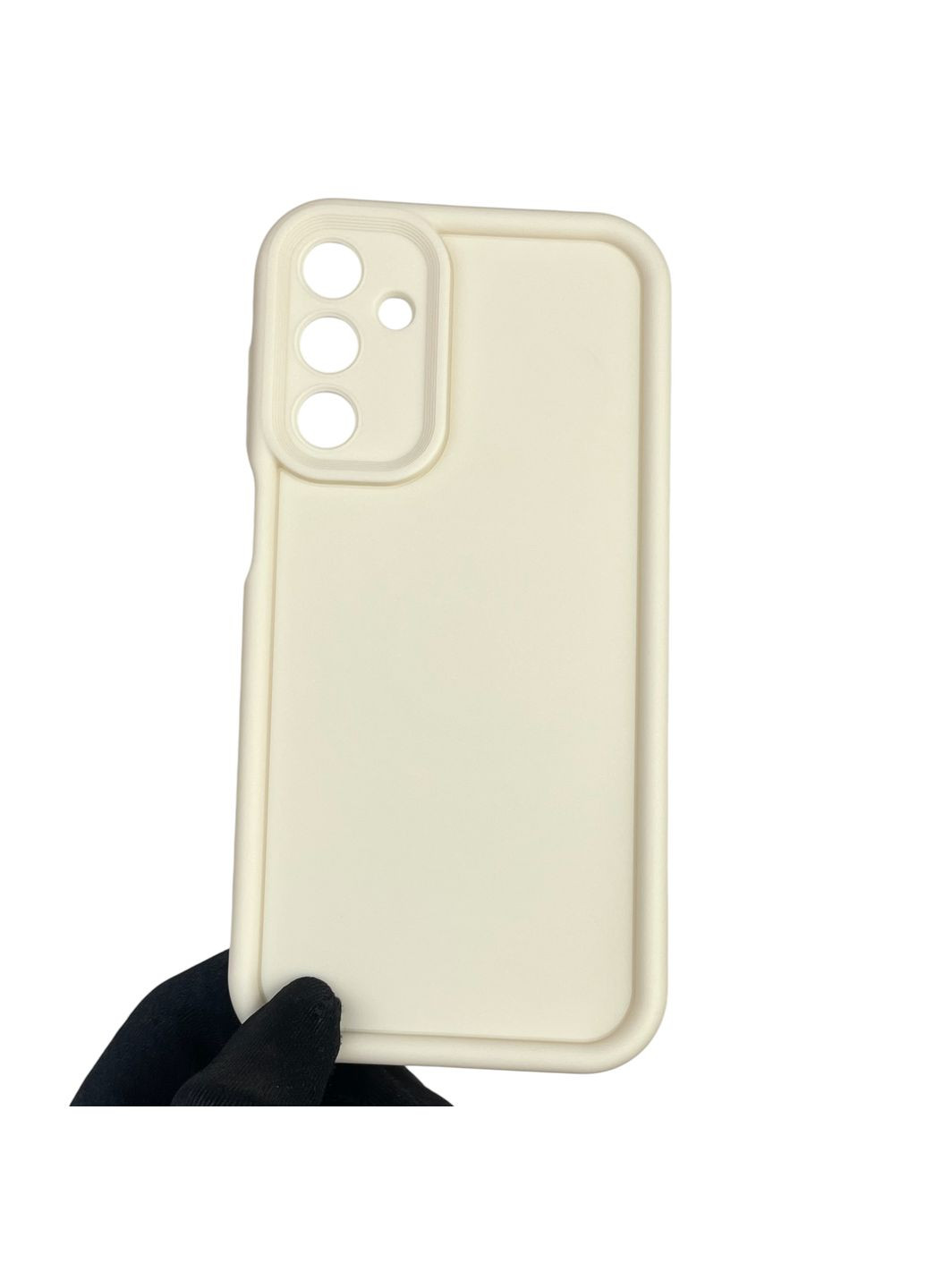Чехол силиконовый Soft Touch для Galaxy M15 5G молочный (Полная защита камеры) Samsung (366388132)
