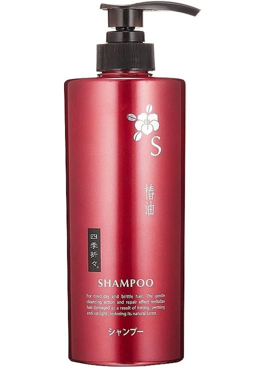 Регенерирующий шампунь для волос Tsubaki Red Camellia Oil Shampoo 600ml (1214556-189144) Kumano (368891819)