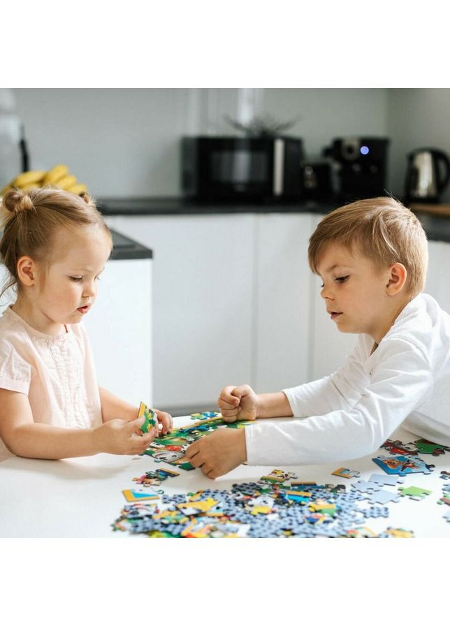 Пазл 4в1 Життя в селі Смурфів 34664 Trefl (366249608)