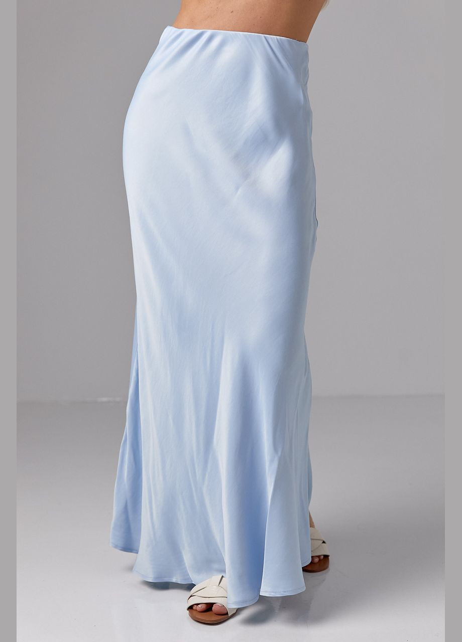 Довга атласна спідниця на резинці Liton (297057633)