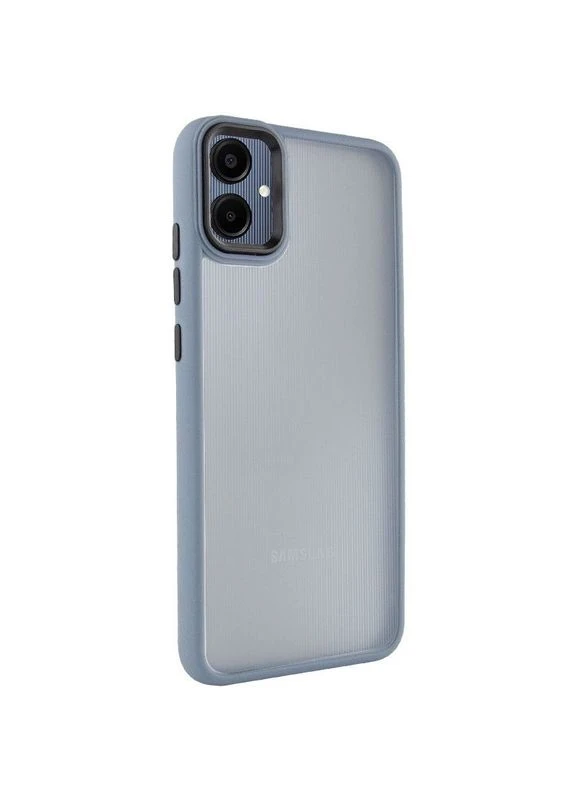 Чехол TPU+PC Lyon Frosted для Samsung Galaxy A06 Светло серый Epik (373257169)