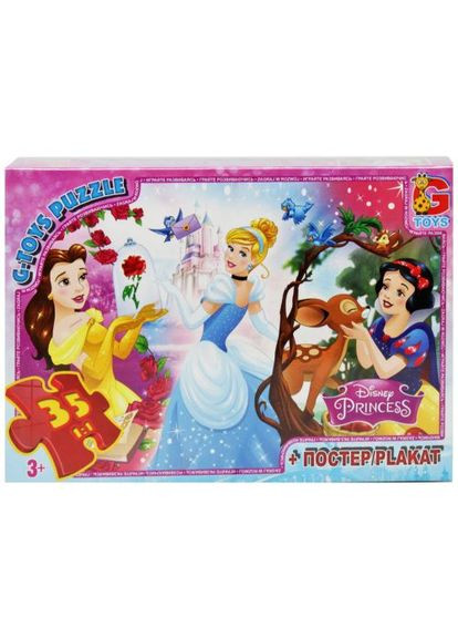 Пазлы "Принцессы Дисней"+постер, 35 эл. Gtoys (361414213)