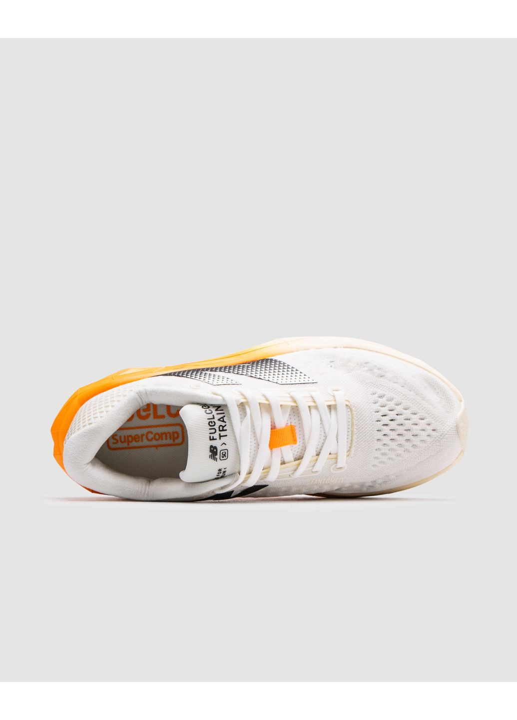 Білі Осінні кросівки чоловічі new balance fuelcell supercomp elite v4 white / orange нью беланс No Brand