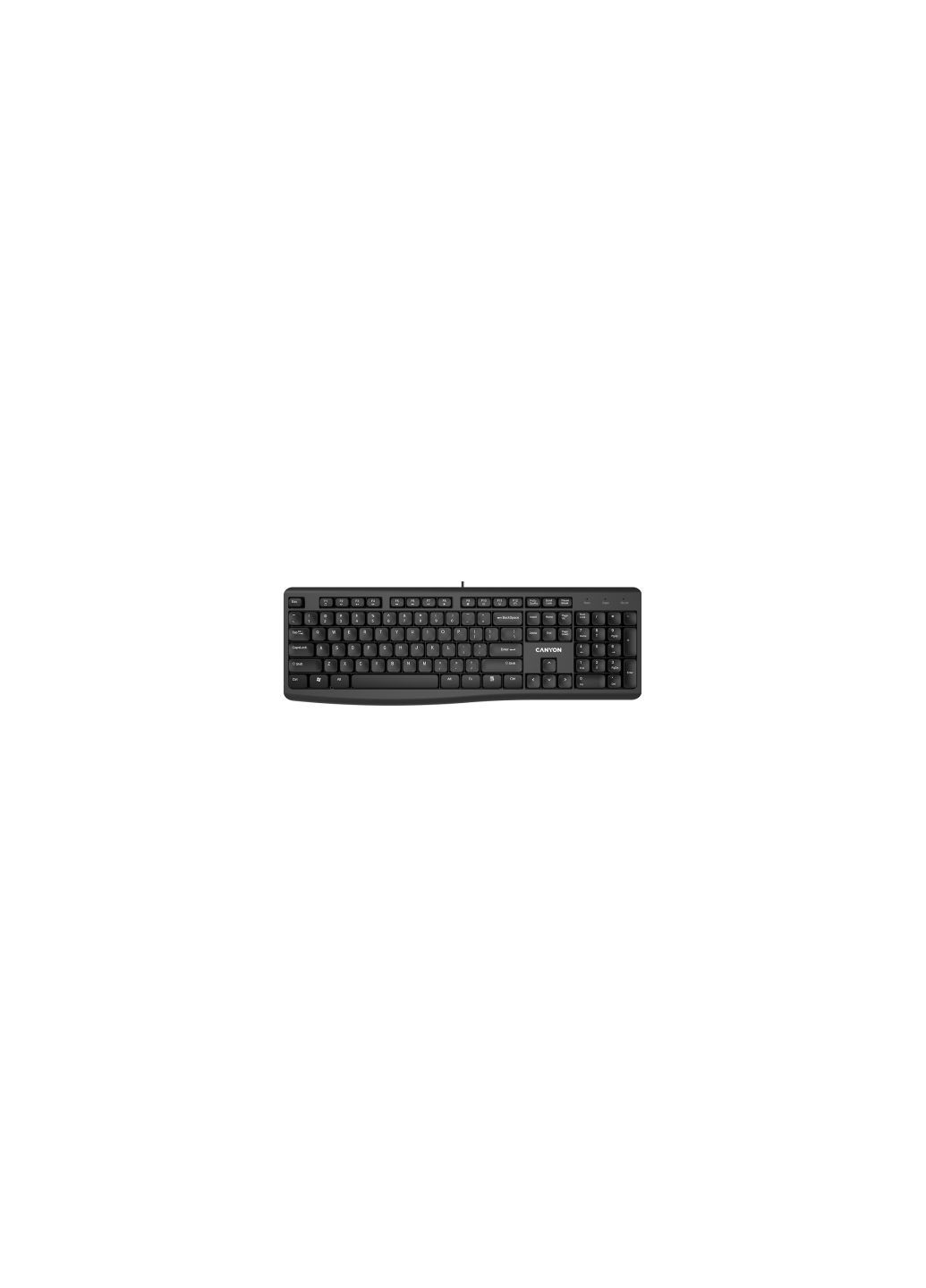 Клавиатура KB50 USB Black (CNE-CKEY5-RU) Canyon kb-50 usb black (276707465)