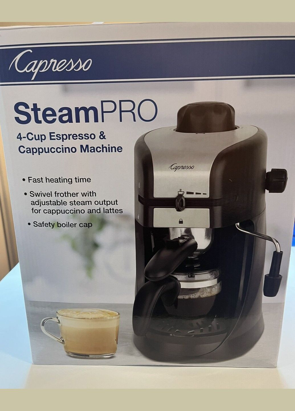 Кофемашина Steam PRO для приготовления эспрессо и капучино (110 вольт) Capresso (292324070)