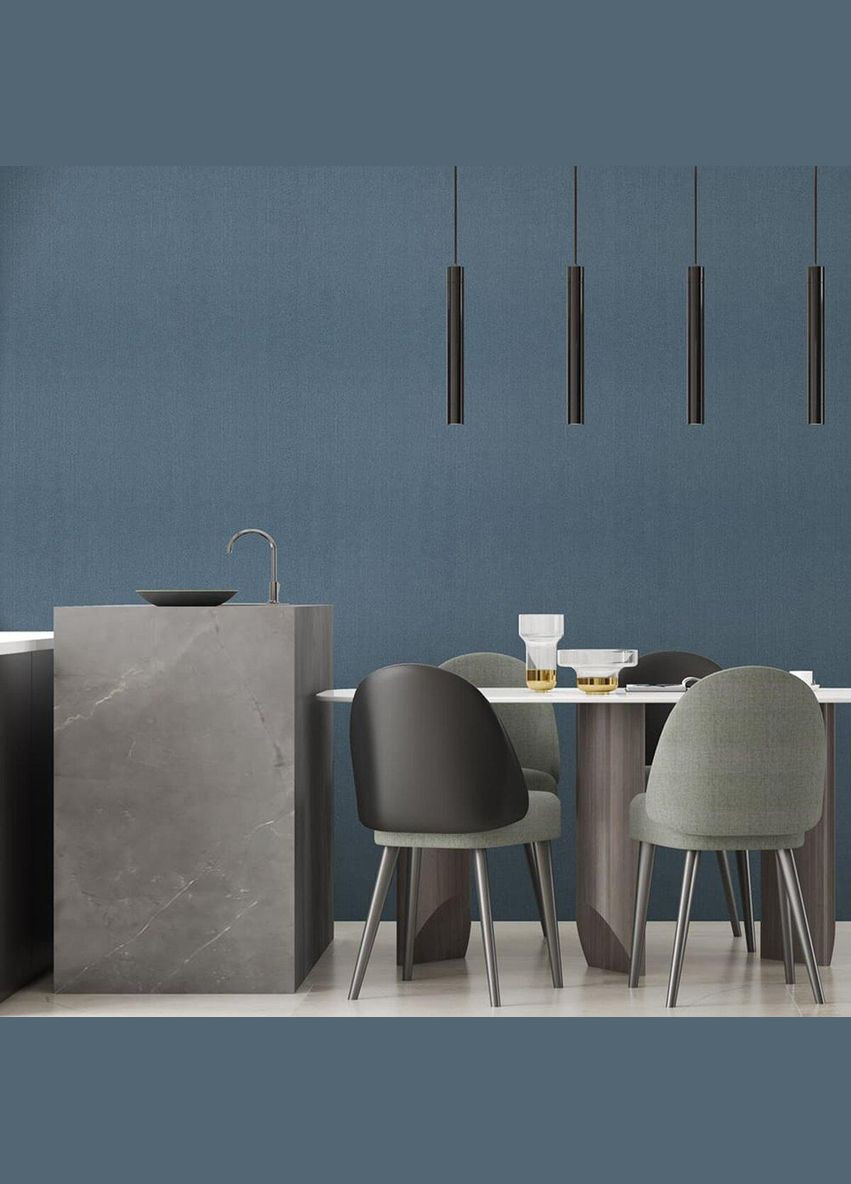 Самоклеящаяся виниловая плитка в рулоне серо-синее полотно 0,6*3m*2мм Мат SW-00002035 Sticker Wall (300241837)