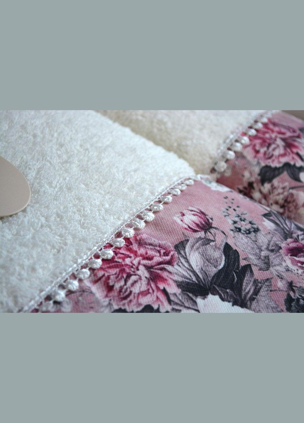 Подарочный набор полотенец La, 3 шт. с ароматом Nora Ekru Maison белый