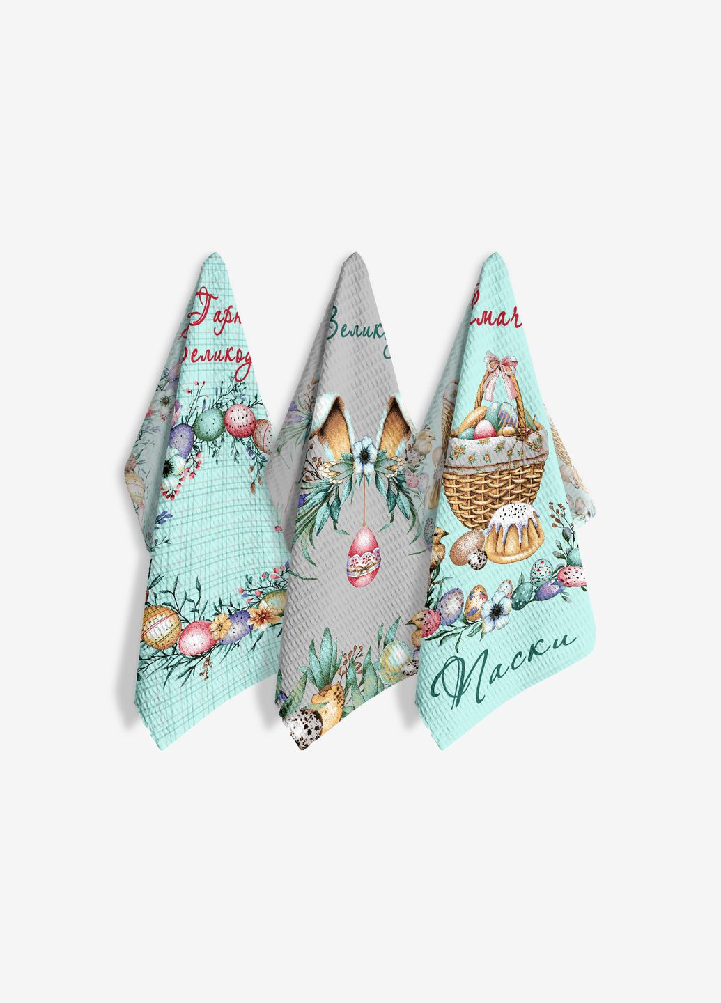 Набор полотенец для кухни Пасхальный Кролик 8081 45х60 3 шт. Lelit (324625684)