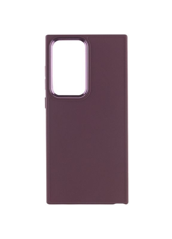 Чехол TPU Bonbon Metal Style для Samsung Galaxy S23 Ultra Plum No Brand (359476499)