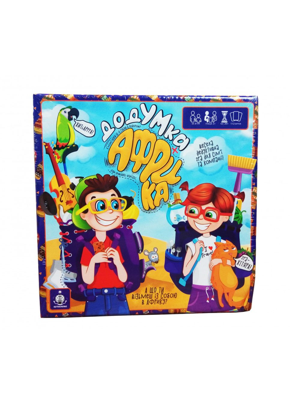 Карткова гра "ДодУМка Африка" GDV-Afr-01U 112 карток Danko Toys (300386259)