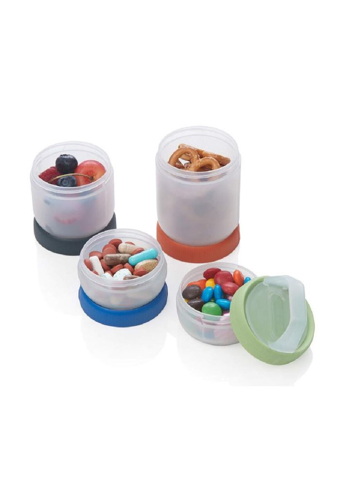 Набір контейнерів Stax Storage Container Set Medium Spectrum Різнокольоровий Humangear (365308111)