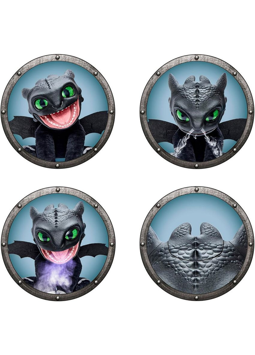 Інтерактивна м'яка іграшка Puppetronic by FX — Беззубик Real (357211552)