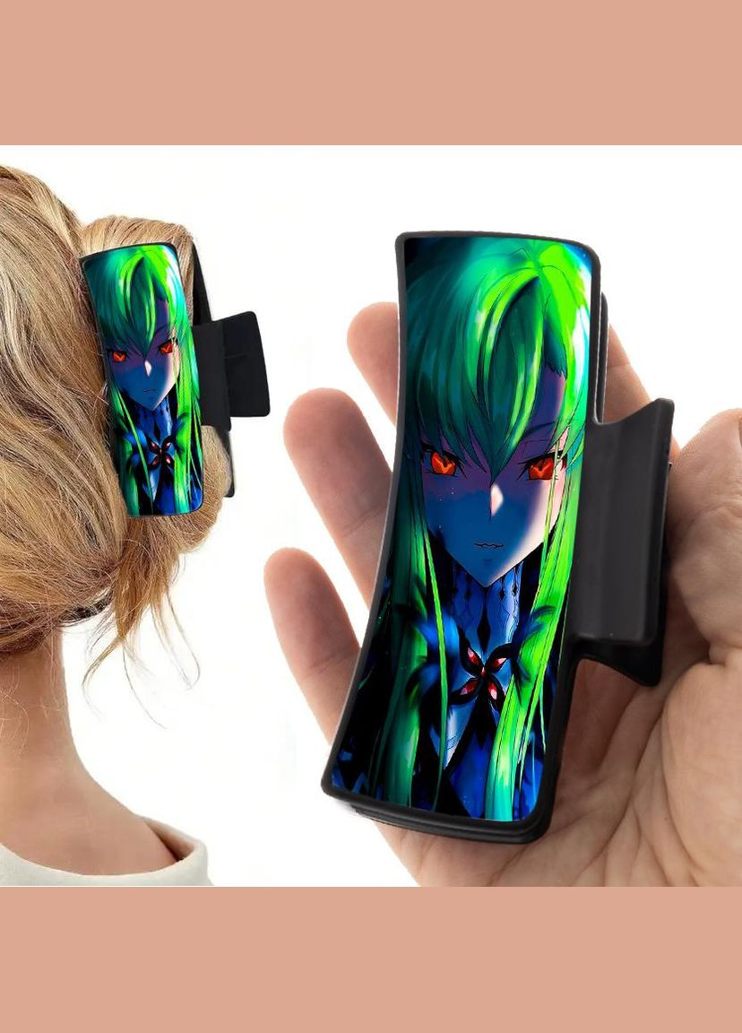 Заколка крабик для волос Аниме Код Гиас #0006 черный No Brand (315631052)