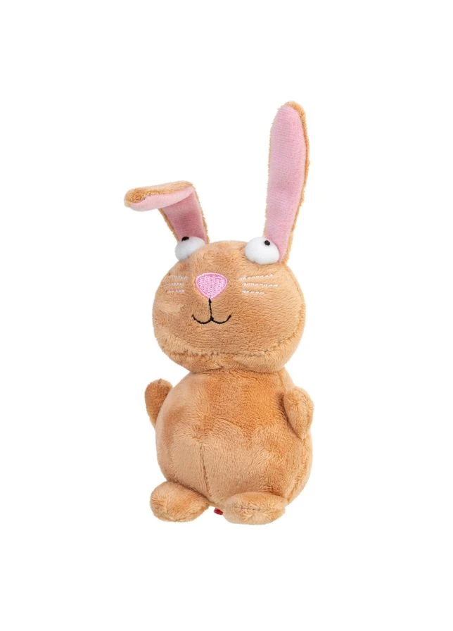 Игрушка для собак Кролик с пищалкой GiGwi Plush Friendz, плюш, 16 см No Brand (363197924)