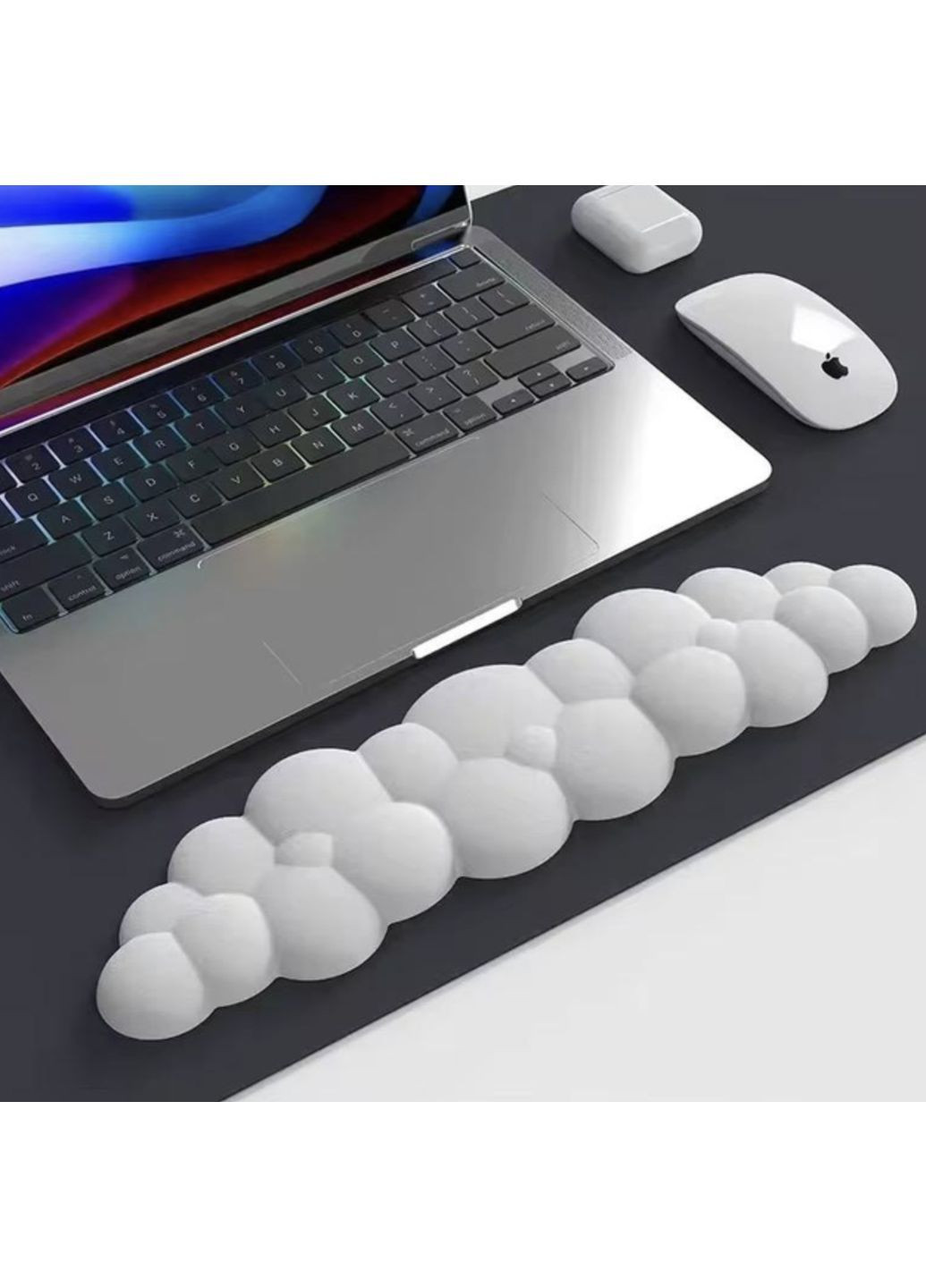 Подставка под запястье для клавиатуры ноутбука компьютера мышки 1шт Белый Neon (362577134)