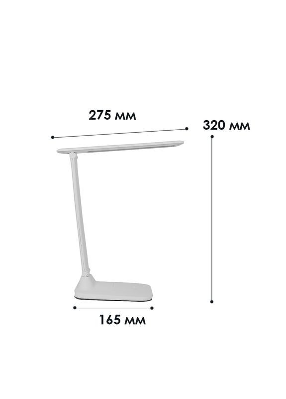 Настільна LED лампа BST-706 складна USB акумуляторна сенсорна з підставкою для телефона Lesko (360455462)