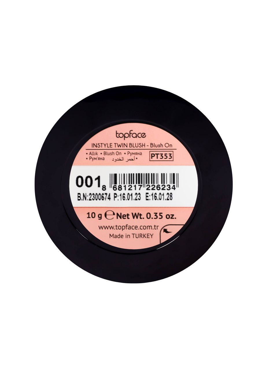 Румяна для лица Instyle Blush On двойные РТ353 №05 TopFace (300676868)