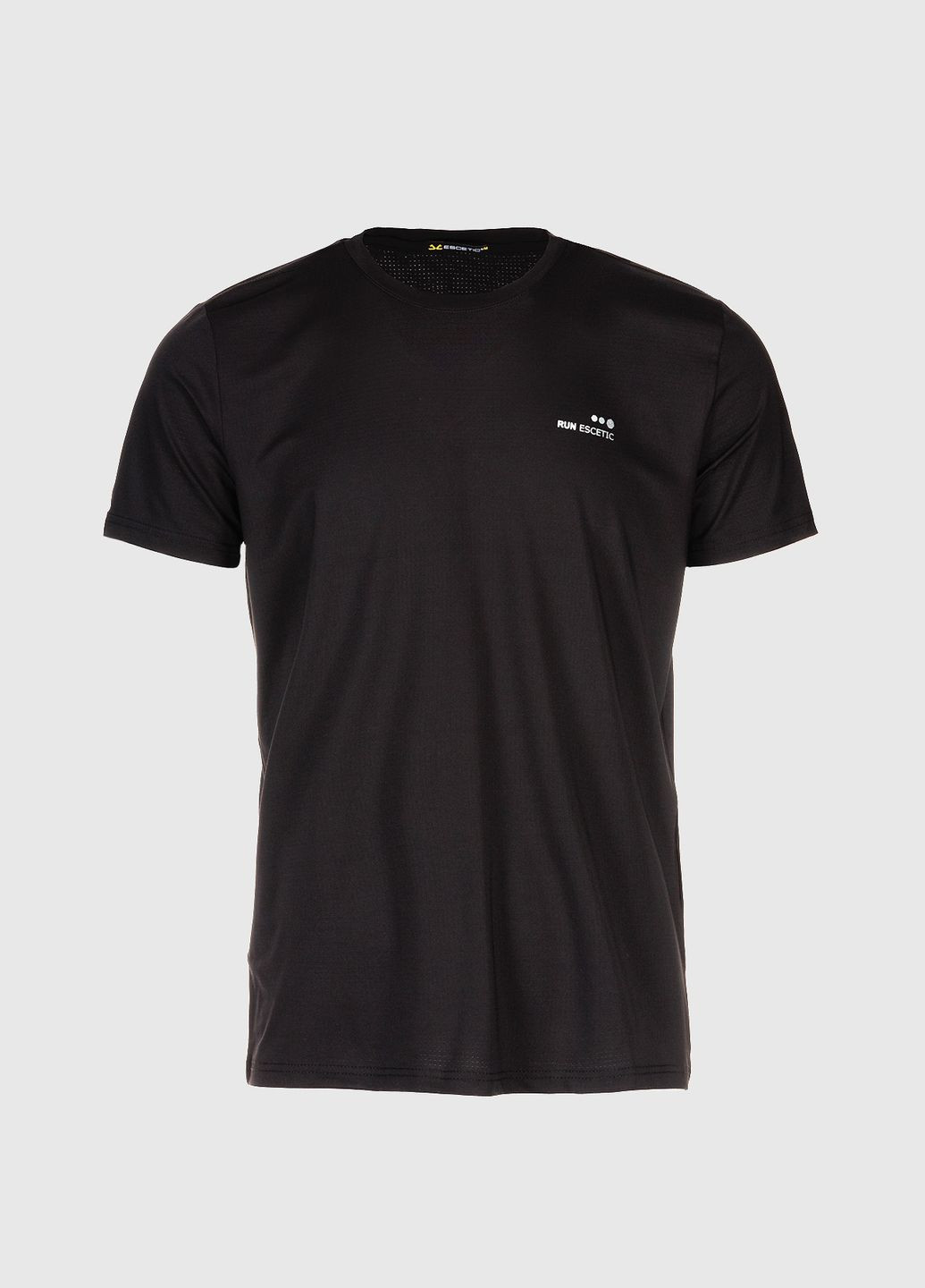 Черная фитнес футболка Escetic