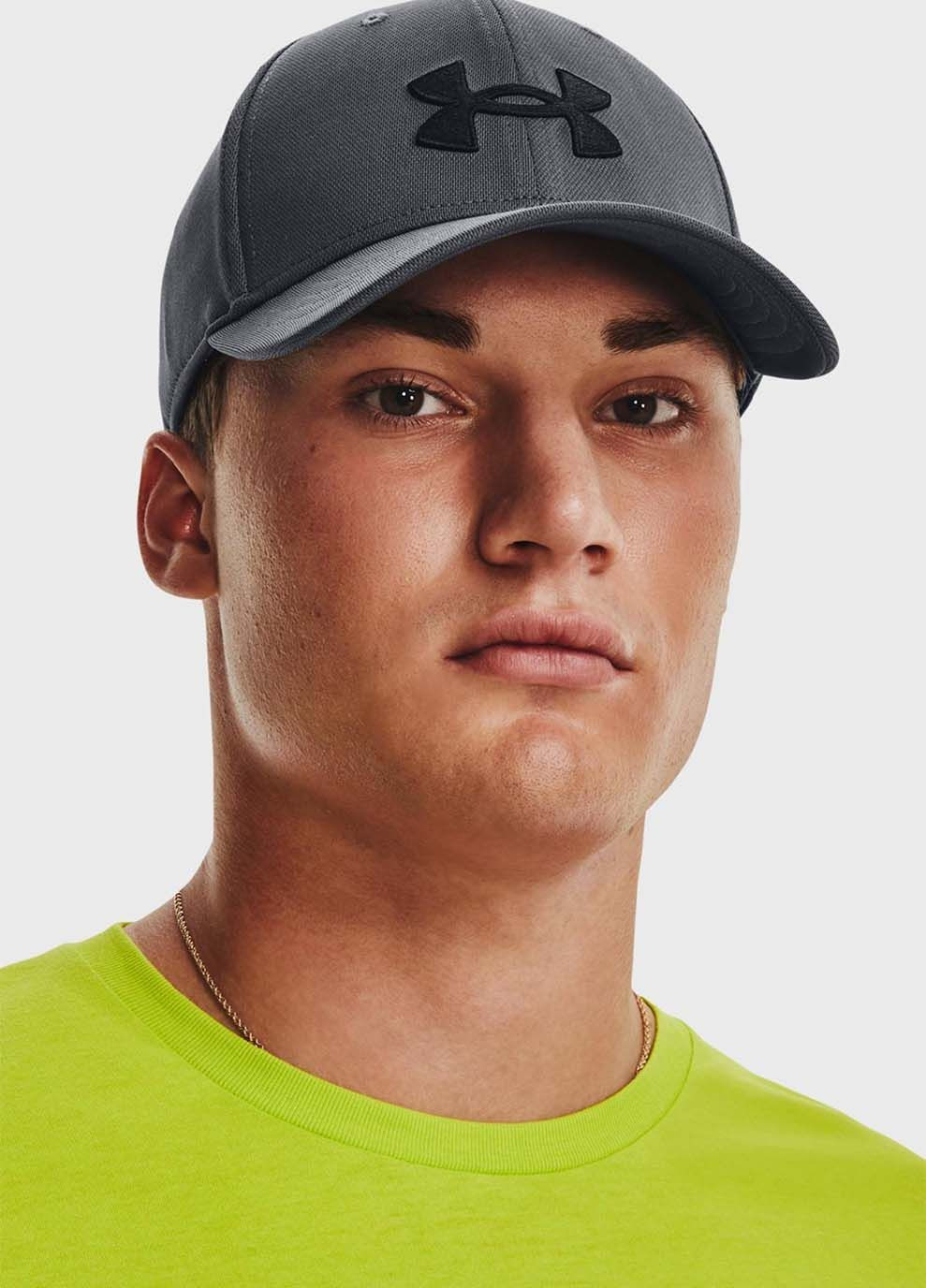 Кепка UA Men's UA Blitzing Adj Сірий Under Armour (367192166)