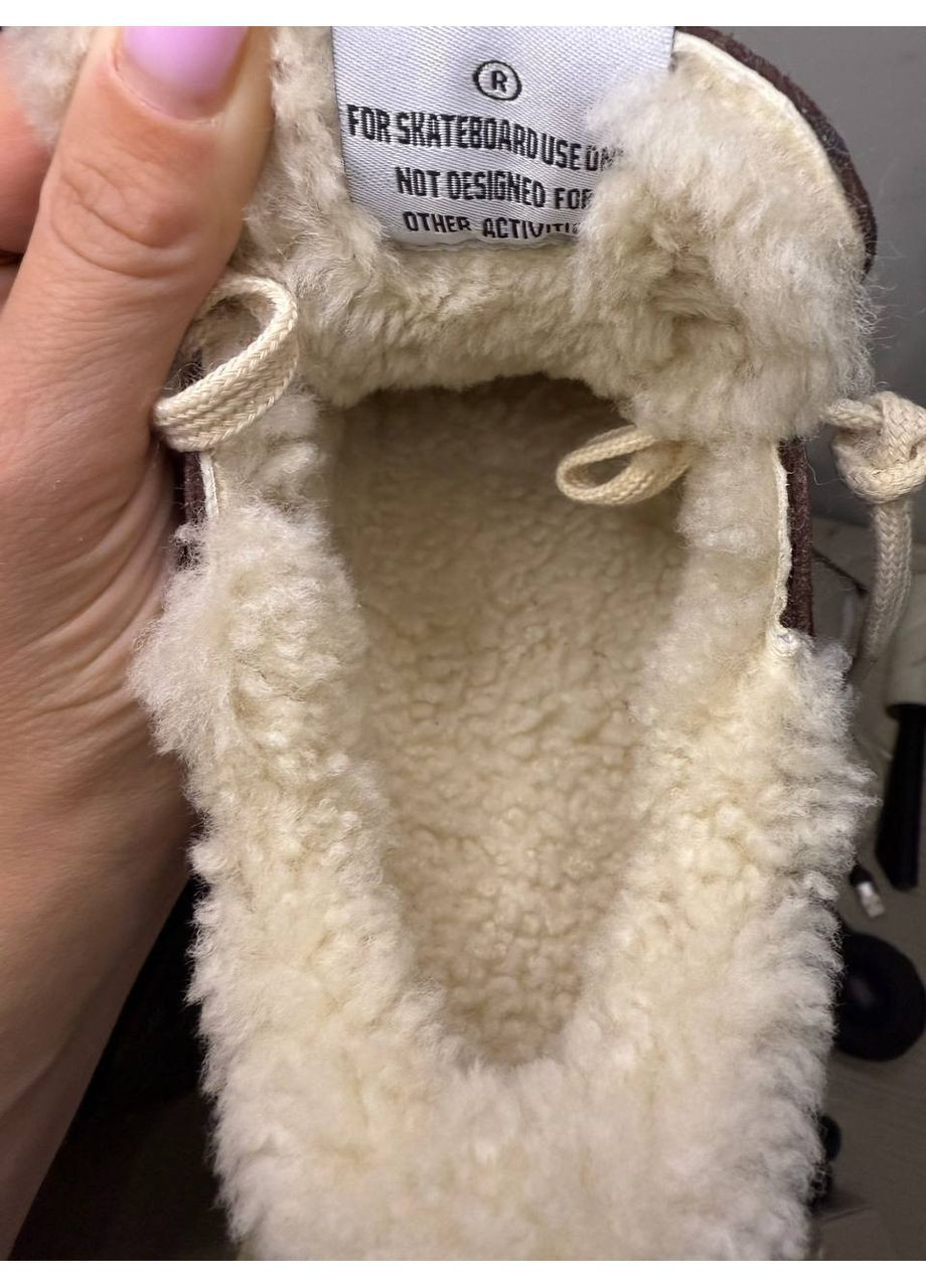 Коричневі кросівки кеди коричневі жіночі зимові утеплені ggdb голден гус golden goose хутряні No Brand