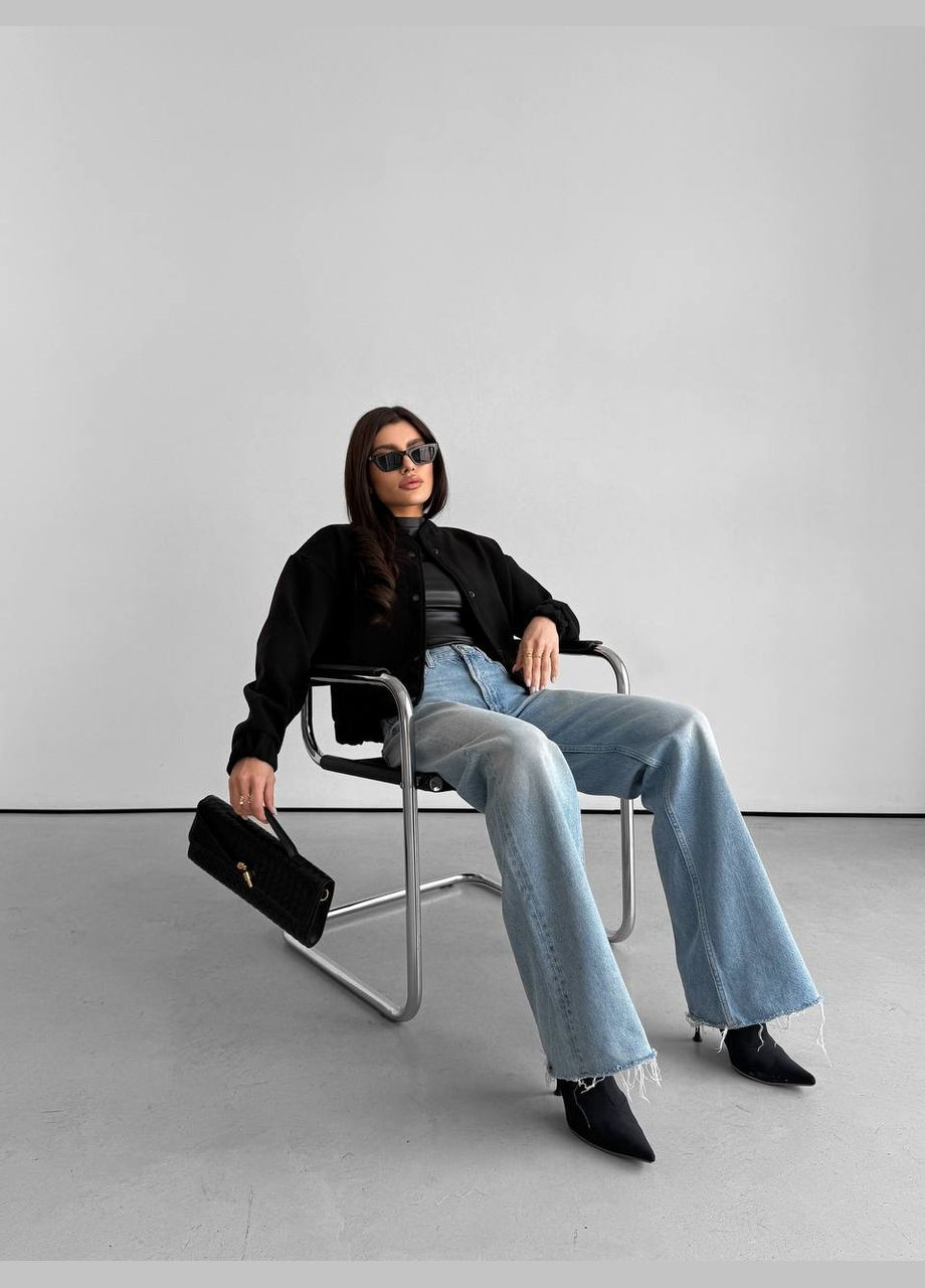 Черная демисезонная куртка N.Family