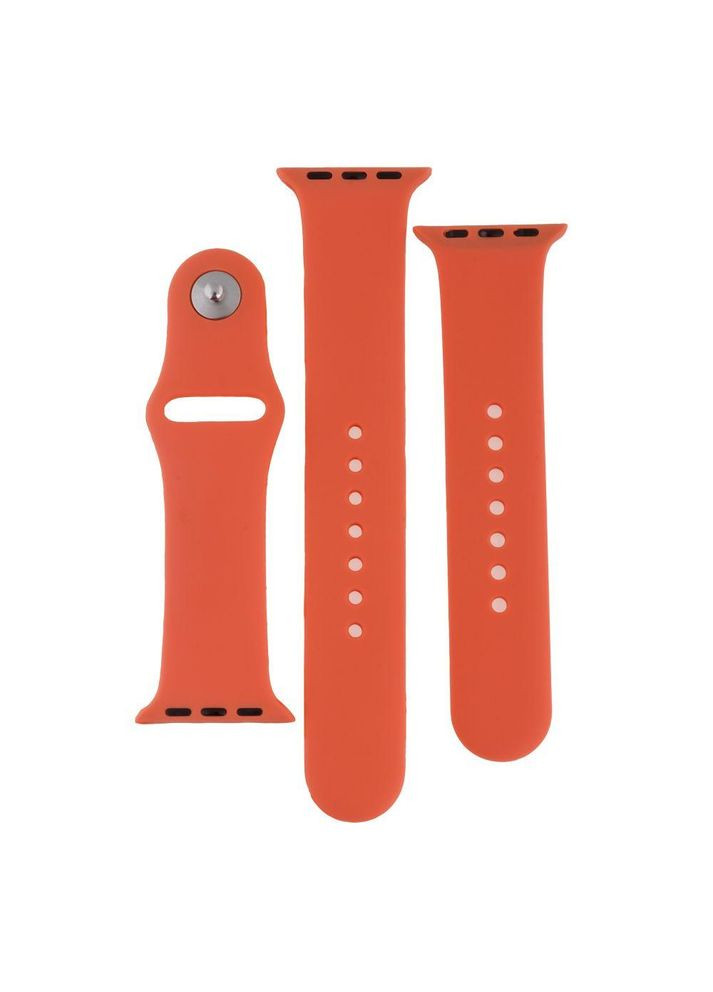 Ремешок для Apple Watch Band Silicone Two-Piece 38/40/41 mm Papaya No Brand (362670600)