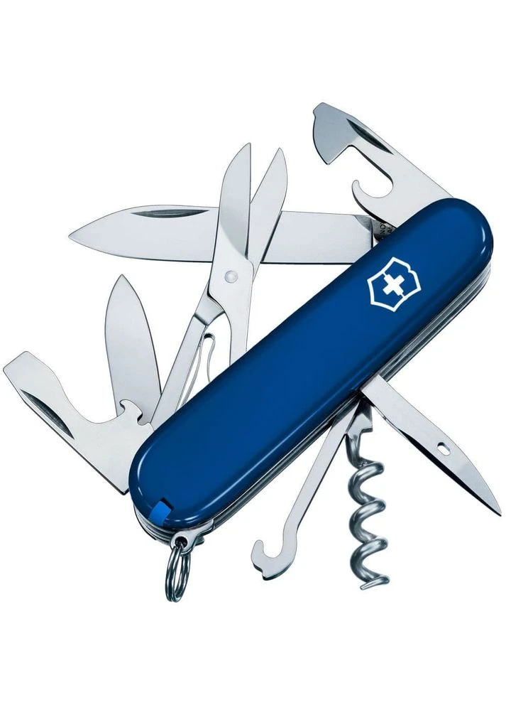 Нож Climber Ukraine 91мм,14функ,син-жовт, складной, 82 г, Slip joint, из нержавеющей стали Victorinox (394953418)
