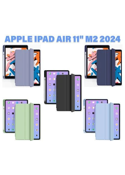 Чохол до планшета Tri Fold Hard TPU Apple iPad Air 11" M2 2024 Light Blue (711403) BeCover Tri Fold Hard TPU Apple iPad Air 11" M2 2024 Light (366697244)