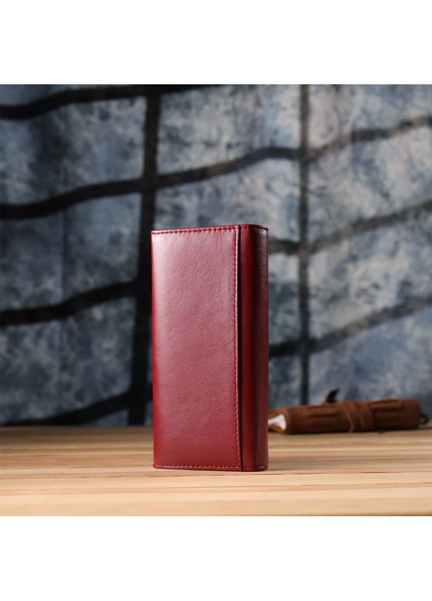 Місткий жіночий гаманець із натуральної шкіри 23089 st leather (394034459)