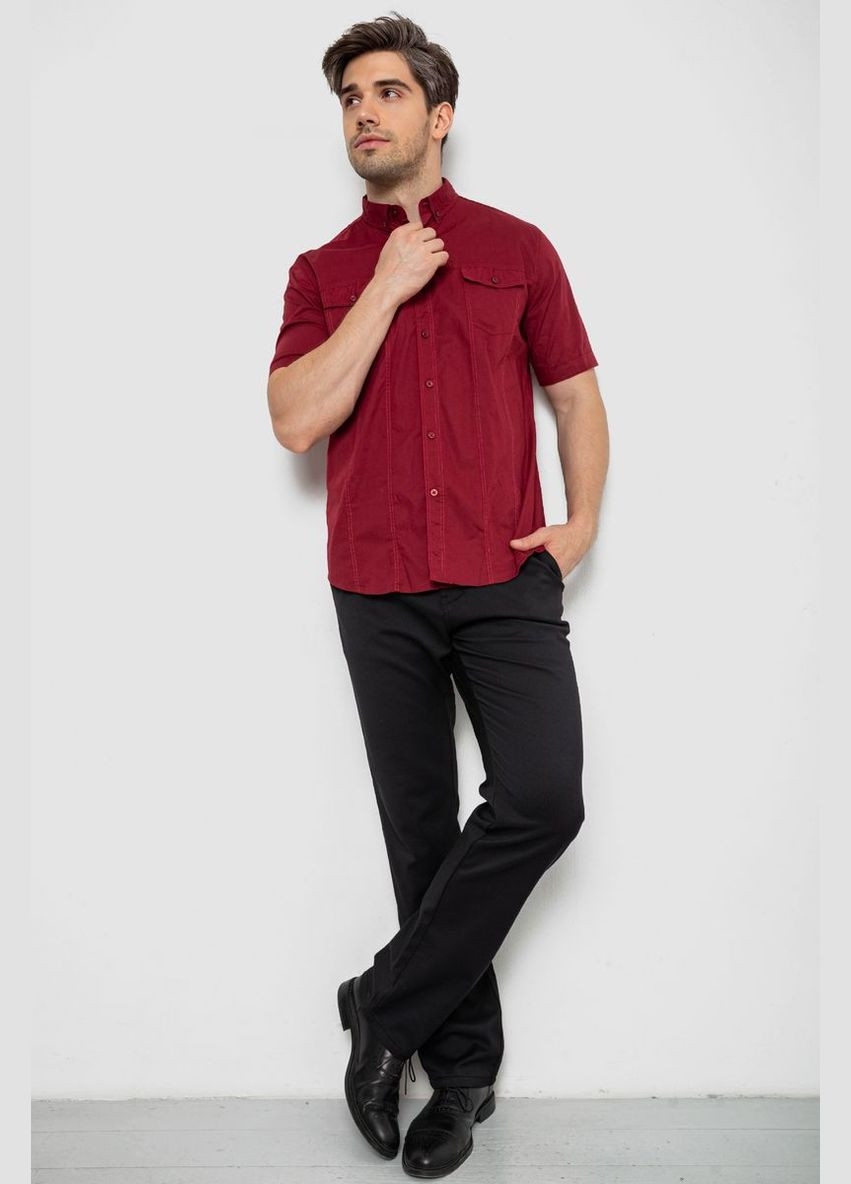 Бордовая рубашка Ager