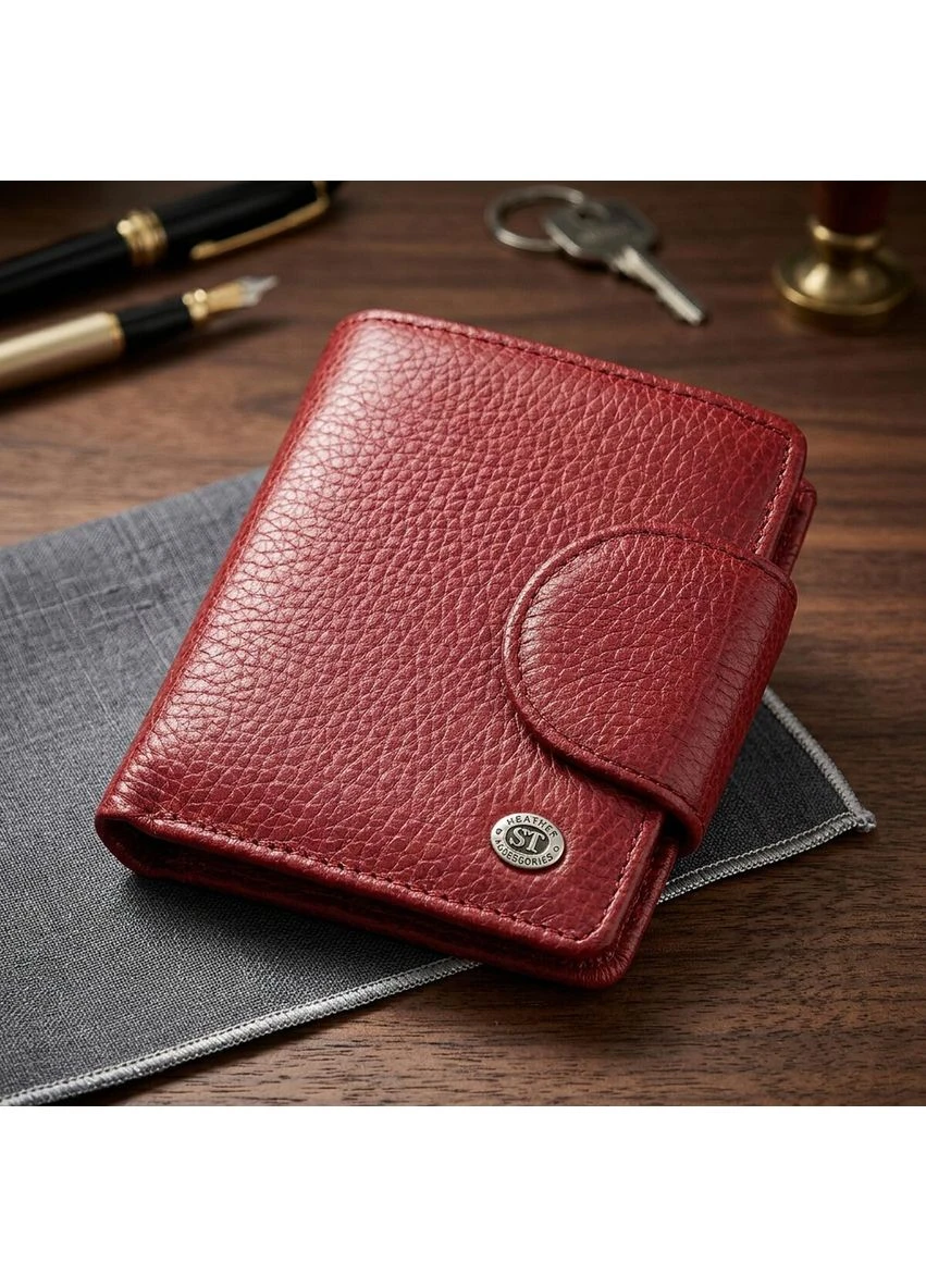 Жіночий шкіряний гаманець для карток купюр та монет 18499 st leather (331906309)
