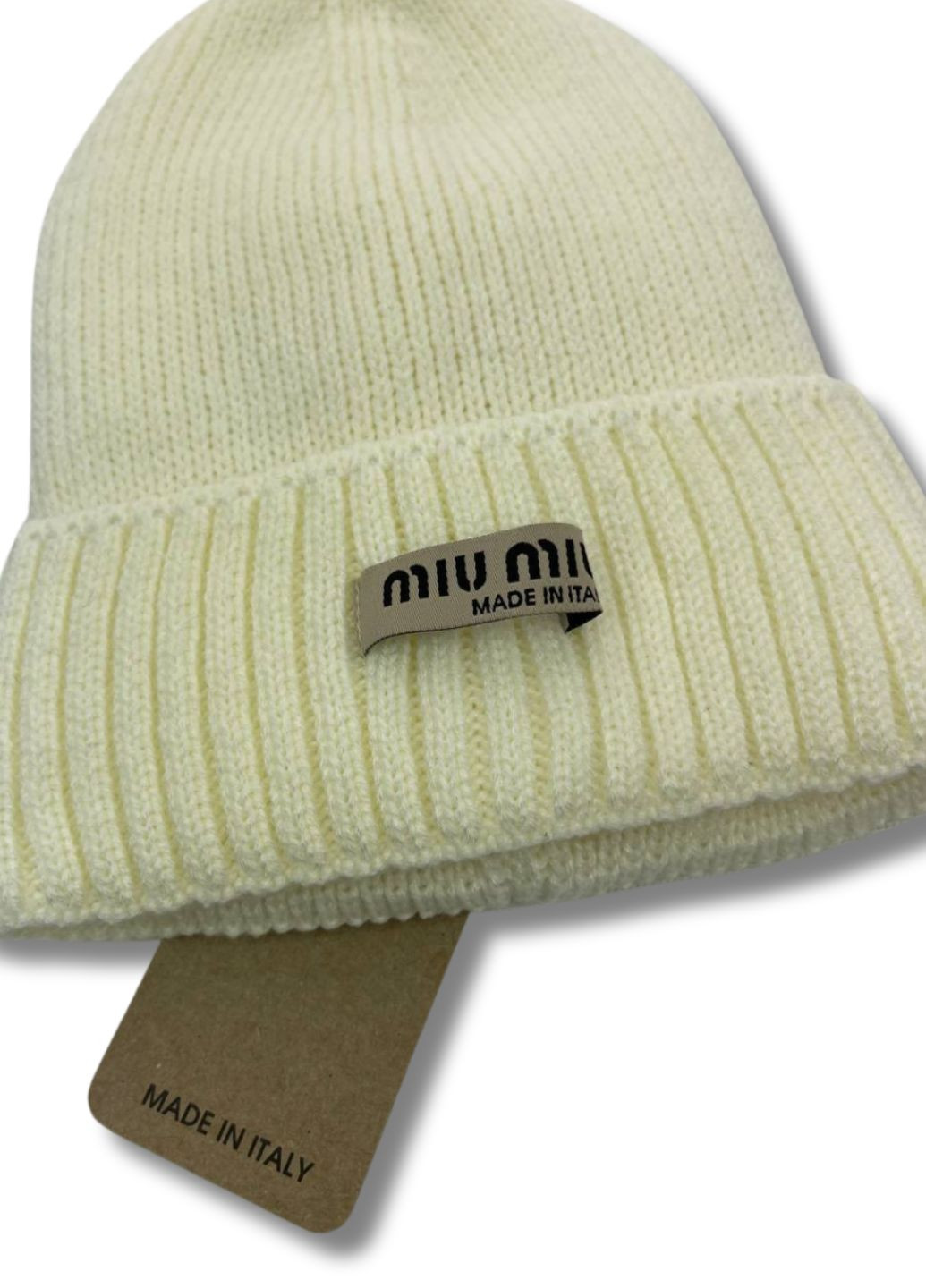 Жіноча зимова шапка на флісі - МіуМіу / MiuMiu No Brand Шапка жіноча (364103400)